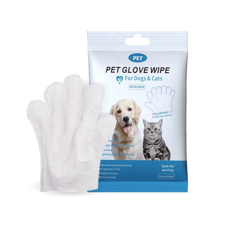 Pet Ear Cleaning Finger Wipes - Gentle & Easy Ear Care for Dogs & Cats