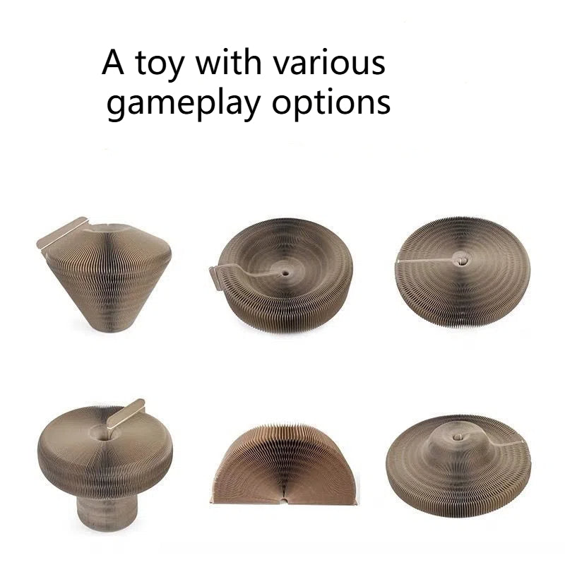 Accordion Cat Scratcher Toy – Interactive & Foldable