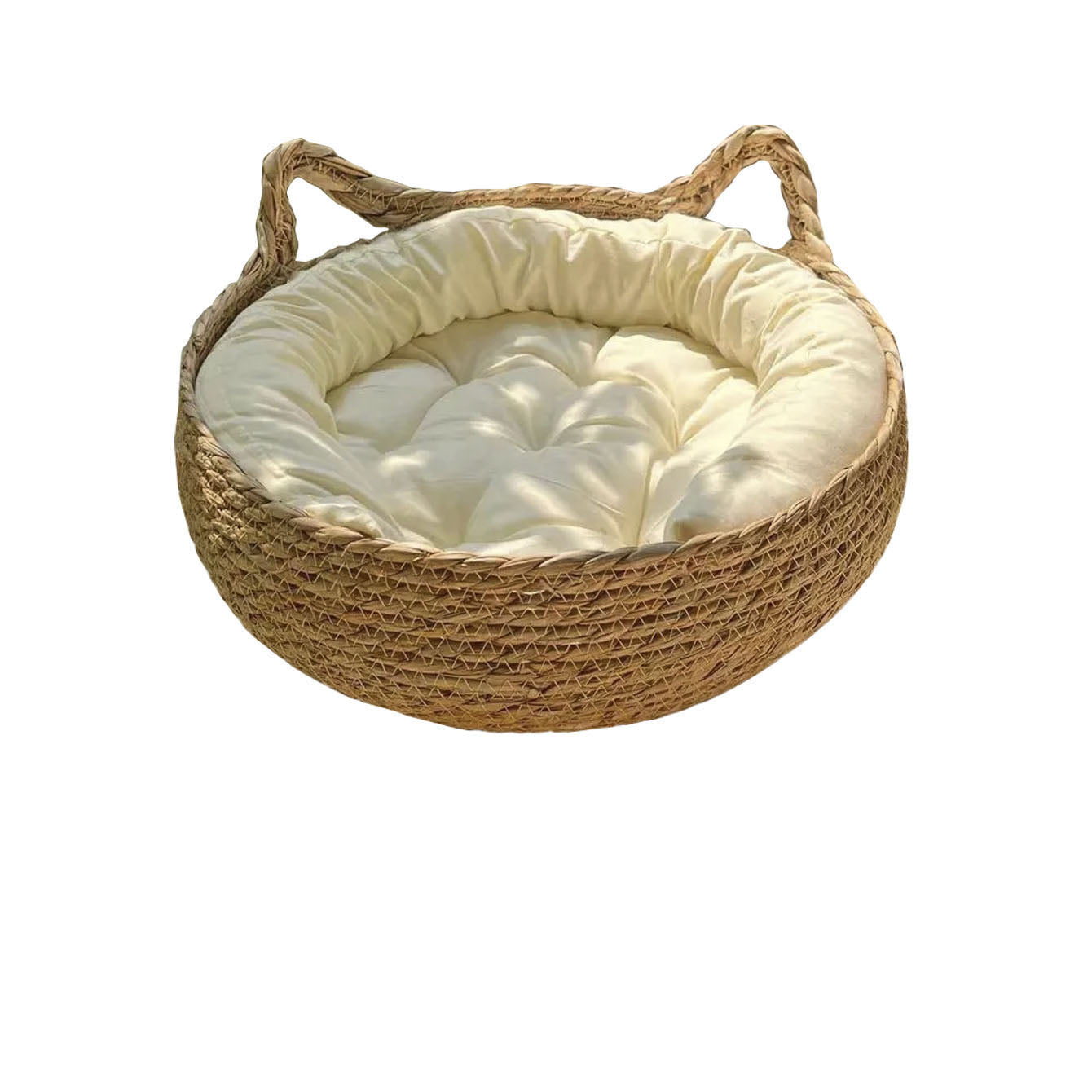 Calming Plush Cat Bed – Warm & Cozy Nest for Deep Sleep