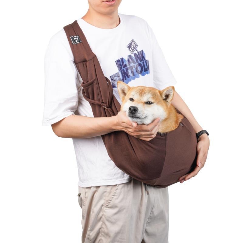 Bolsa Transportadora de Animais de Estimação Mãos Livres – Sling de Viagem Confortável e Seguro para Cães e Gatos