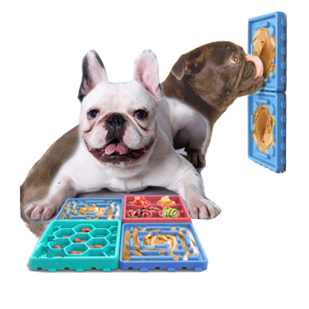 Slow Feeder Bowl for Dogs — Anti-Choke Licking Mat