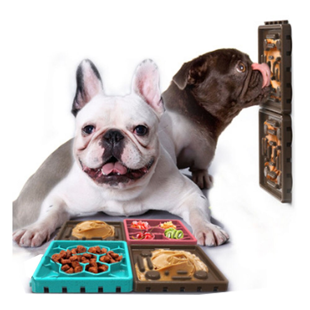 Slow Feeder Bowl for Dogs — Anti-Choke Licking Mat