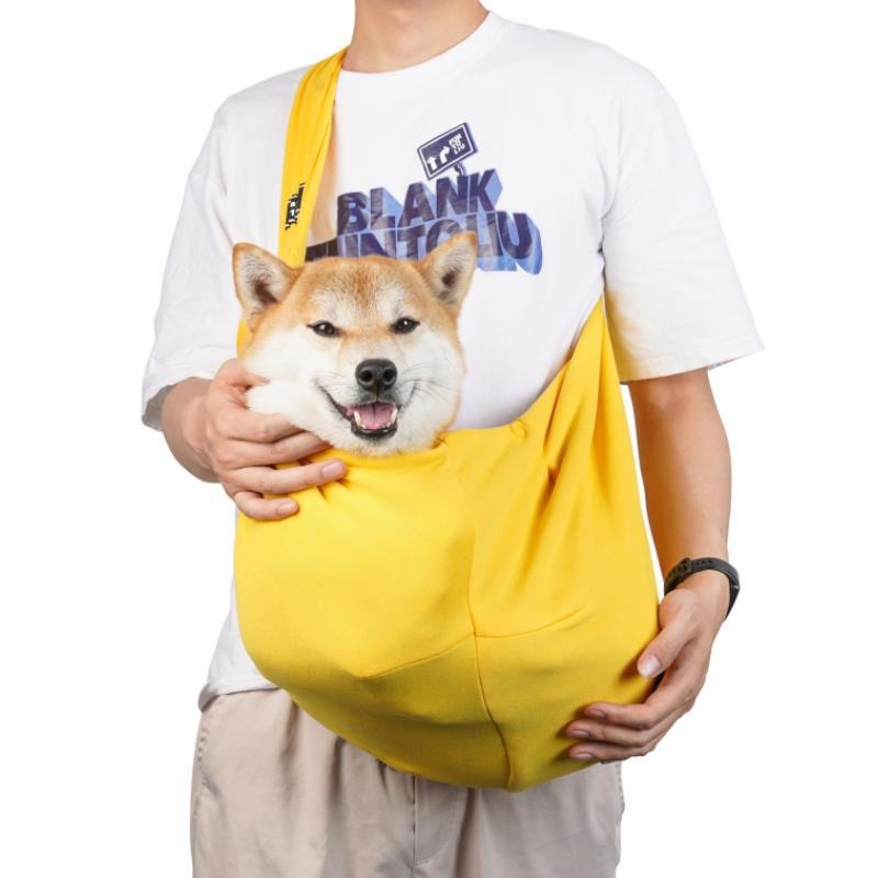 Bolsa Transportadora de Animais de Estimação Mãos Livres – Sling de Viagem Confortável e Seguro para Cães e Gatos