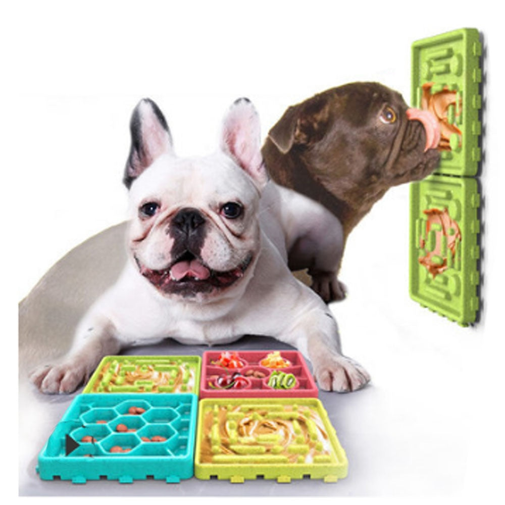 Slow Feeder Bowl for Dogs — Anti-Choke Licking Mat