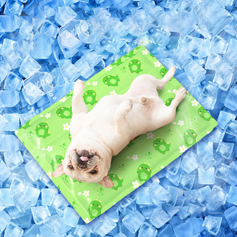 Tapete de Gel Refrigerador para Cães e Gatos — Almofada de Gelo Autorrefrigerante