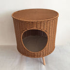 Cama-Casinha Aconchegante para Gatos – Ninho Quente para Gatos de Estimação